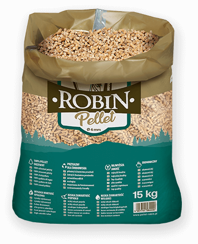 worek pelletu opałowego Robin do kupienia w Kolbuszowej lub sklepie internetowym